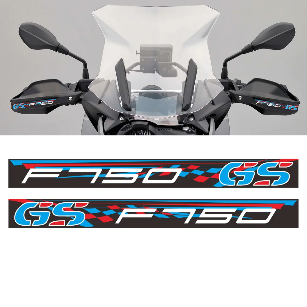 For BMW F750GS F750 GS Motorcycle Sticker Wind Deflector Shield Hand Guard Grip Handle Guards Handguard Moto F750GS Film Decal