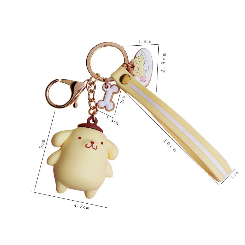 Милый брелок Hello Kitty Большие ушные брелки с собаками красивый мультяшный пингвин брелок мешочек для украшений брелок автомобильный кулон porte clef