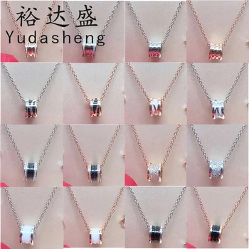 

Tif SWA classic spiral black white ceramic women necklace factory wholesale suitable for party