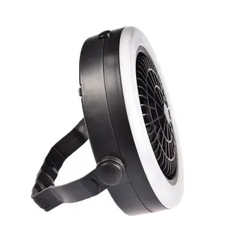 

HHO-Outdoor Camping Portable USB Rechargeable LED Multifunction Fan Light Hanging Tent Lamp