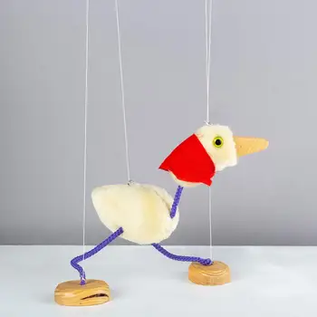 

Kuulee Cute Duck Strings Puppet Kids' Cartoon Walking Doll High Quality Child Sound Interesting Toys