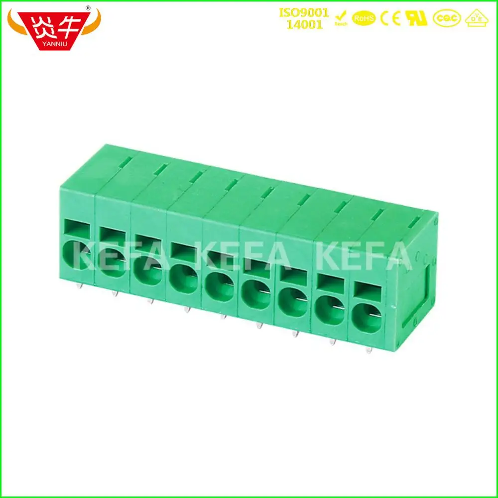 KF205R 7,5 2P~ 12P PCB Пружинные клеммные блоки DG271R 7,5 мм 2PIN~ 12PIN 300V 30A SPT 5 1 H 1719189 PHOENIX контакт DEGSON KEFA
