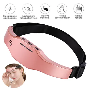

Wireless Intelligent Head Massager USB Therapy Stimulation Wave Massage Relieve Pressure Relief Tension for Sleep Relaxation