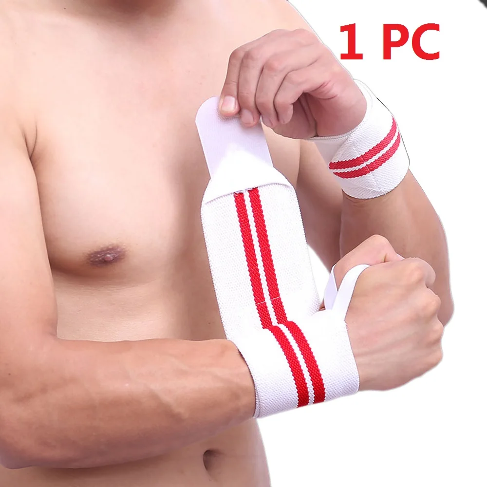 1PC 1 Pc Adjustable Wrist Band Hand Protection Wraps Powerlifting Bodybuilding Bandage Breathable Wrist Support High Quality - Цвет: 1PC