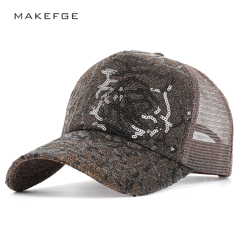 

Shiny baseball cap
