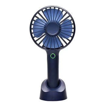 

Mini Handheld Fan Portable, Hand Held Personal Fan Rechargeable Battery Operated Powered Cooling Desktop Electric Fan With Base