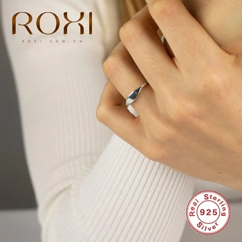 

ROXI Minimalism INS Eye Ring 925 Sterling Silver Rings for Women Simple Wedding Bijoux Femme Jewelry Bague Anillos Anel