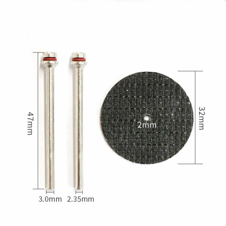 Fiberglass Reinforced Cut Off Wheel Disc w/ 2 Mandrel 1/8" Fit Tool 25pcs Fiberglass Reinforced Cut Off Wheel Disc w/ 2 Mandrel 1/8" Fit Tool 25pcs