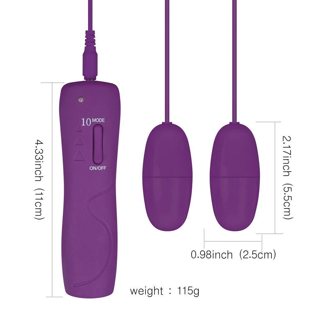 Multispeed Dual Vibrating Eggs Vibrator for Women Vagina Massage G-spot Simulation Massager Adult Sex Toys Waterproof Quiet