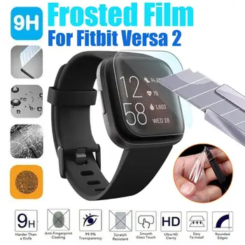

3Pack Soft TPU for Fitbit Versa 2 Screen Protector Max Coverage Bubble-Free Anti-Scratch Flexible Frosted Film for Fitbit Versa2