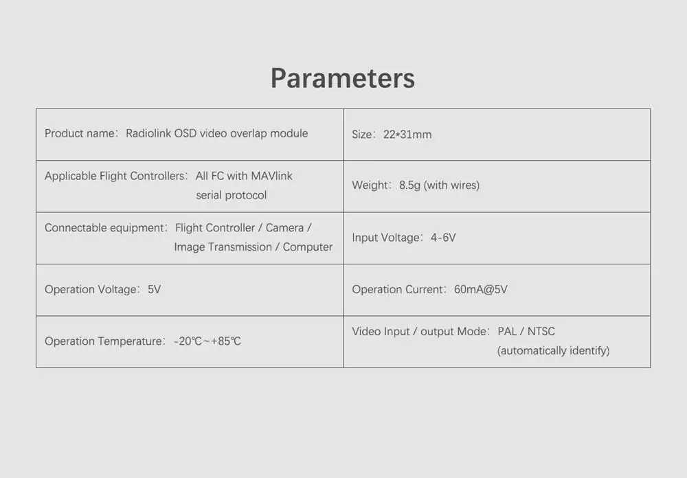 RCtown Radiolink мини модуль OSD для передачи изображений Mini PIX/Pixhawk система управления полётом доска RC Дрон FPV Racing