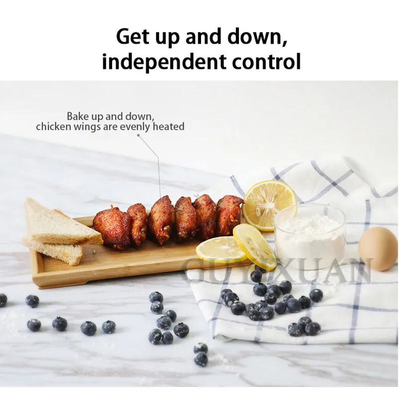 Small Fully automatic Baking Electric oven Household Horizontal Multifunction Baked chicken wings egg tart Electric oven