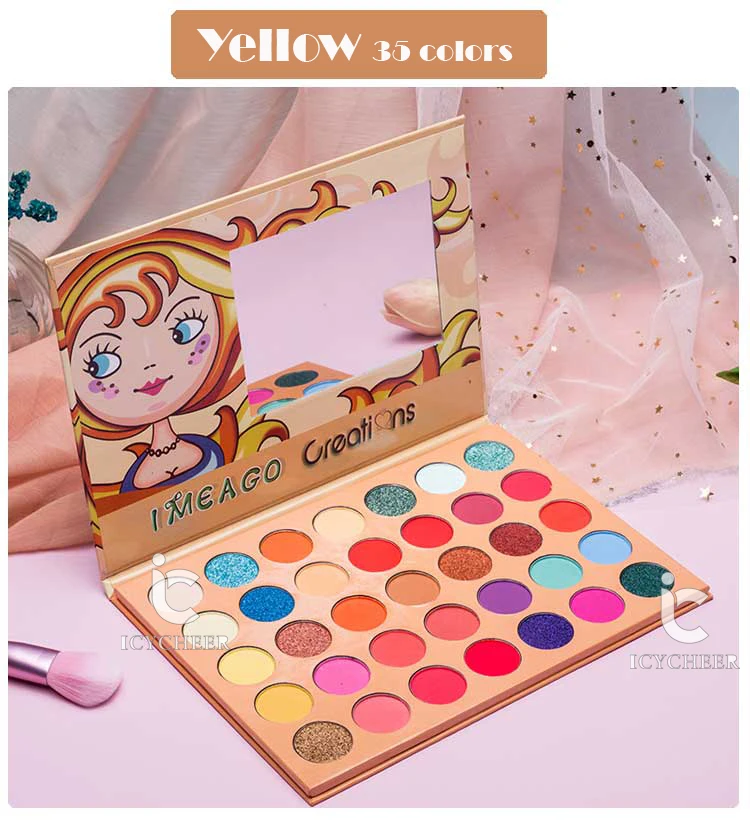 Professional Pigment Eyeshadow Palette Salon Makeup Palette Cream Shadows Palette Phoera Eyeshadow Focallure Eyeshadow Pallete