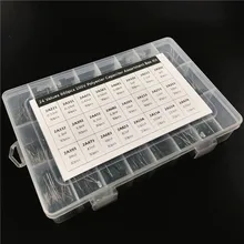 24 значение 660 шт. конденсатор с алюминиевой крышкой комплект 100V 2A221J для 2A474J полиэстеровый пленочный конденсатор смешанный набор с коробка для хранения