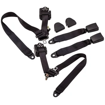 

2PCS 3 Point Retractable Safety Seat Belts Straps for Jeep Wrangler 1982-1995