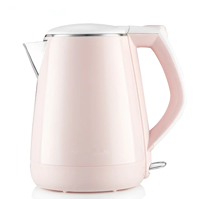 Purple Electric Kettle Boiling Water 304Stainless Steel Automatic Power  Antidry Double anti-scald 1500w 1.5L