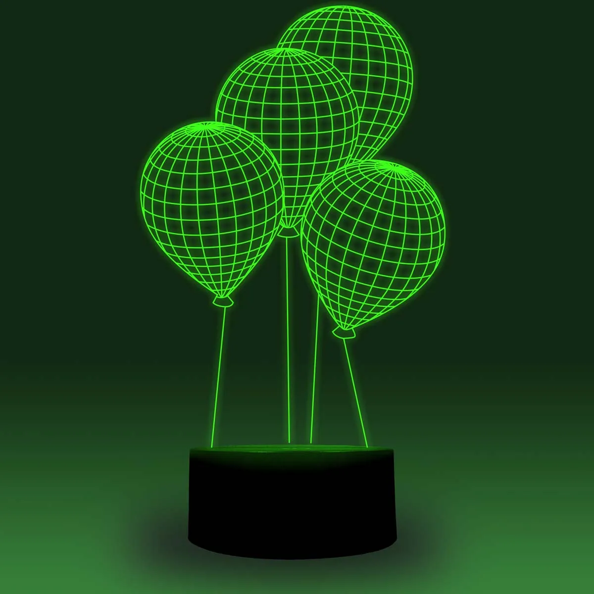 NiteApps 3D воздушные шары ночник настольная Иллюзия украшение лампа подарок на день рождения приложение/сенсорное управление