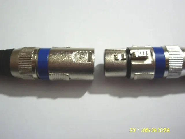 100 комплект 3 pin XLR аудио кабель Разъем MIC штекер+ Женский Джек