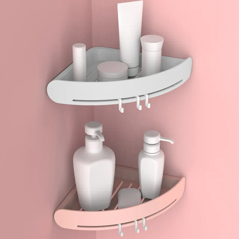 Треугольная полка для ванной комнаты, угловая полка для хранения ванной, органайзер для хранения вещей K1170 C
