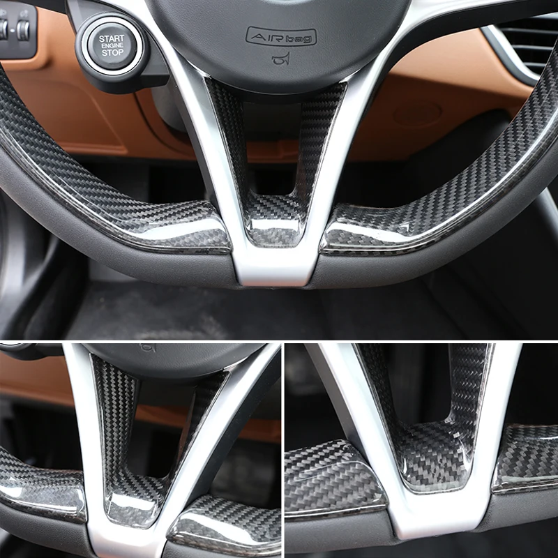 

Кнопки рулевого колеса для Alfa Romeo Giulia 952 Stelvio 2017-2020, из углеродного волокна