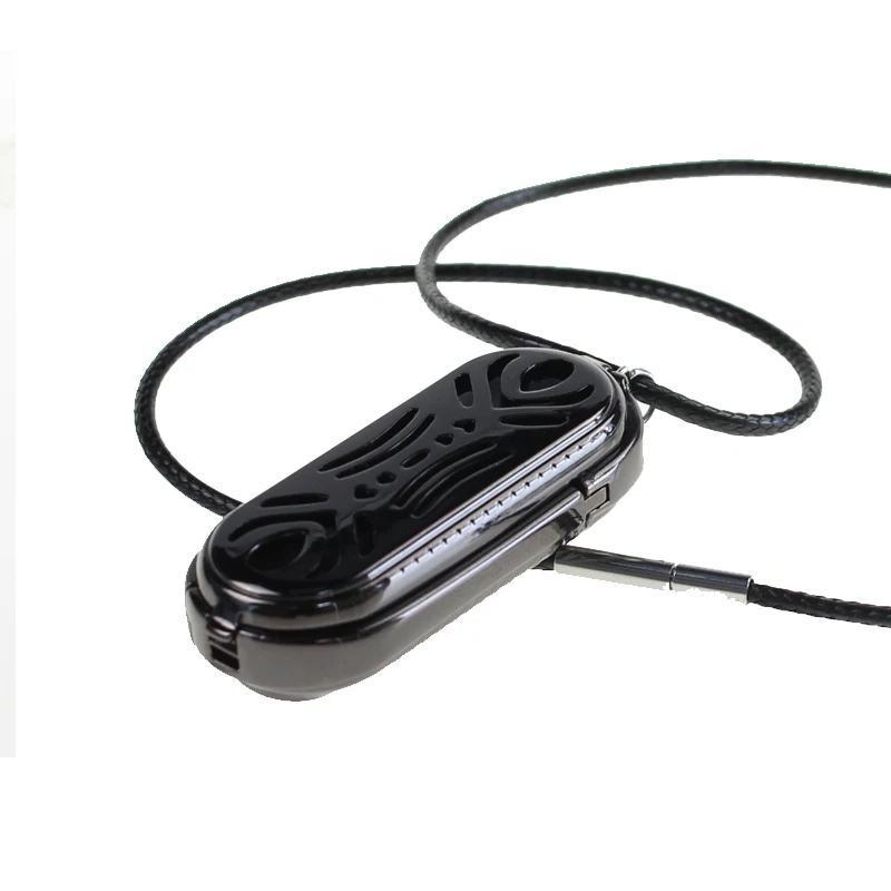 Модное ожерелье, резиновая подвеска, держатель для Xiaomi Mi, ремешок 3, беспроводные устройства, умные часы, relogio inteligente - Цвет ремешка: black rope