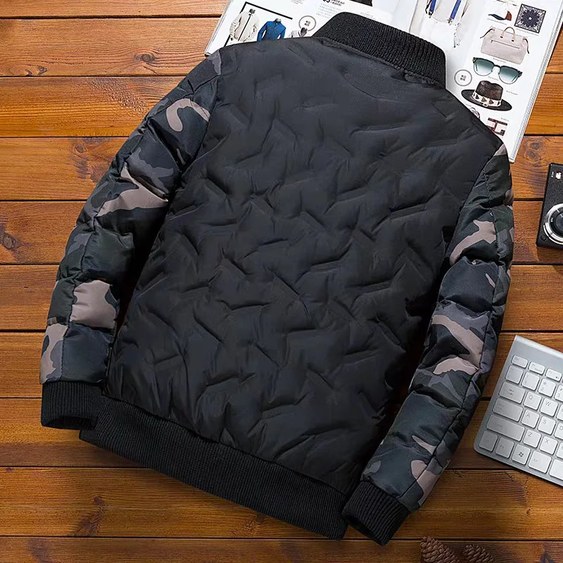 Men Bomber Jacket Parkas Coats 4XL