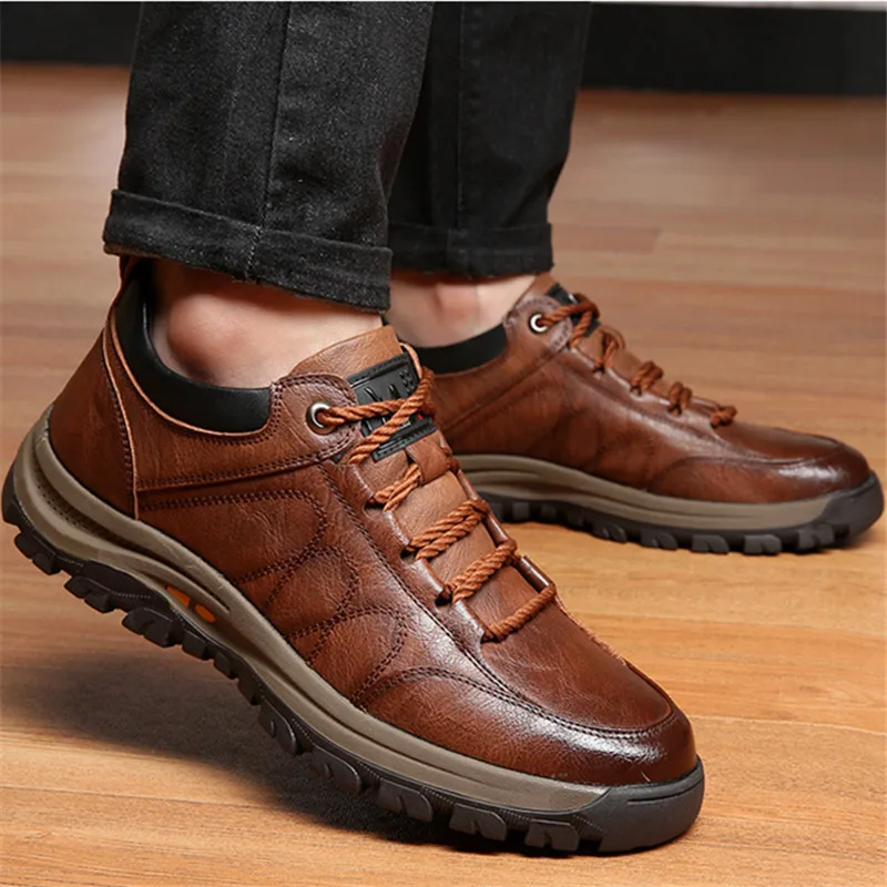 Youth Hiking Shoes New Soft-Bottom Retro Sports High-End Mens Casual Trend Outdoor Non-Slip