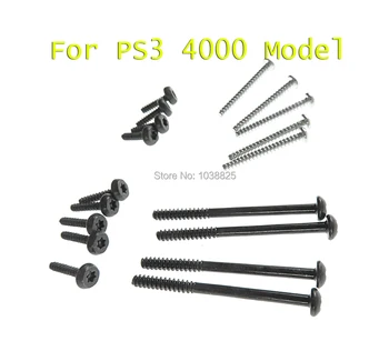 

25sets/lot Screws Repair Part For Playstation 3 PS3 Super Slim CECH-4000 Housing Shell screws for ps3 4000 4k