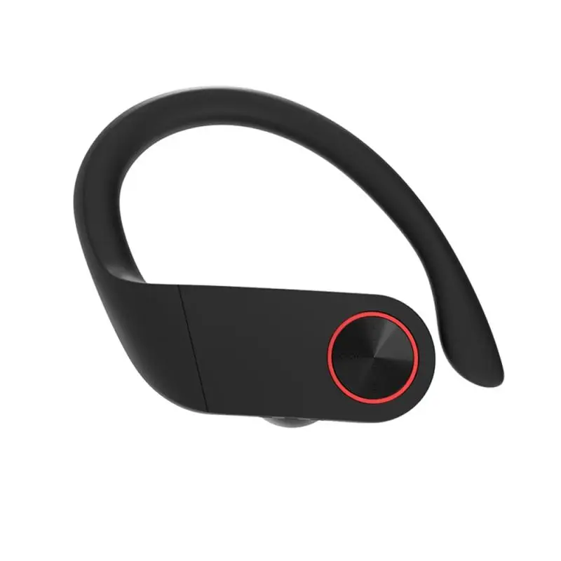 B4 TWS 5,0 Bluetooth наушники с крючком и HD микрофоном, шумоподавляющая спортивная Гарнитура, светодиодный дисплей, беспроводные наушники