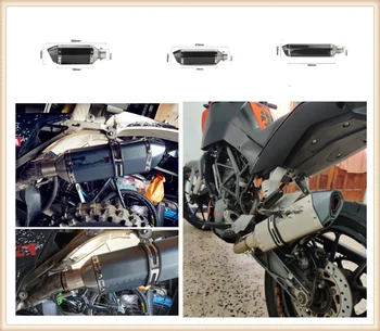 

motorcycle modification exhaust pipe modified muffler Motocross for Kawasaki KLX250 D-TRACKER KDX125-250 D-TRACKER125 KLX150S