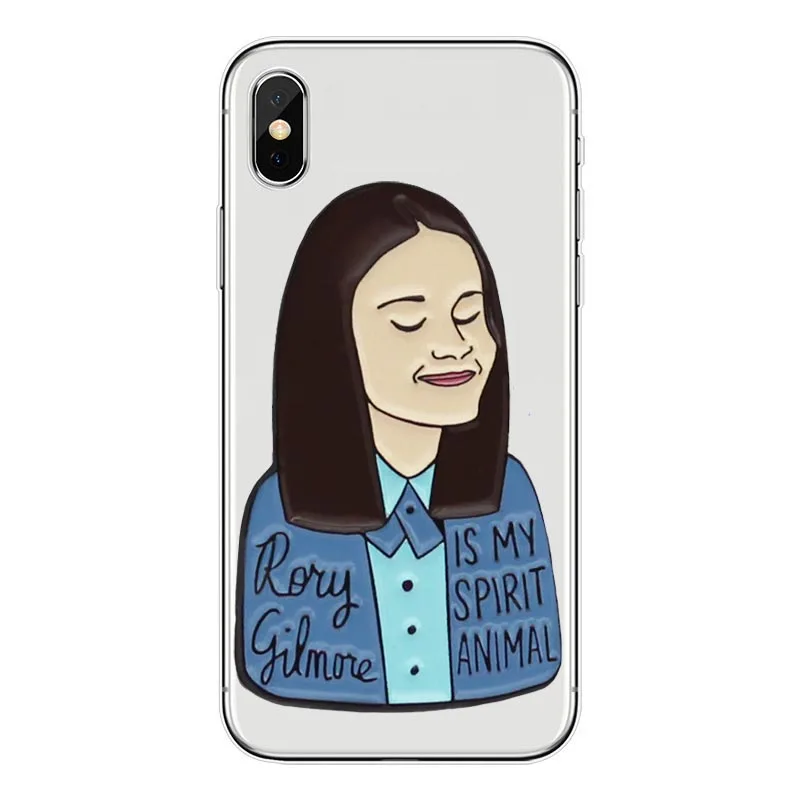 Чехол для телефона Gilmore девочек с коротким разговором iphone 8 Plus прозрачная задняя