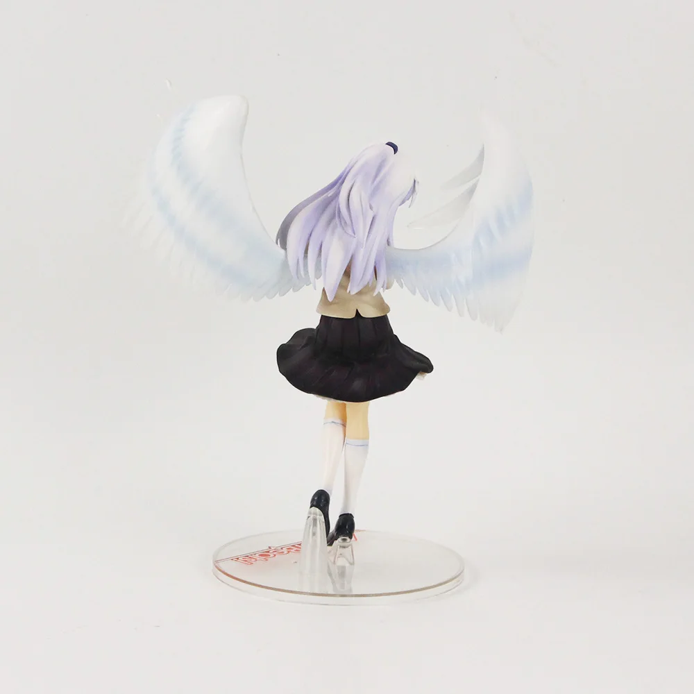 22 см аниме Ангел биты Tachibana Kanade экшн фигурка крылья школьная форма Улыбка ver.