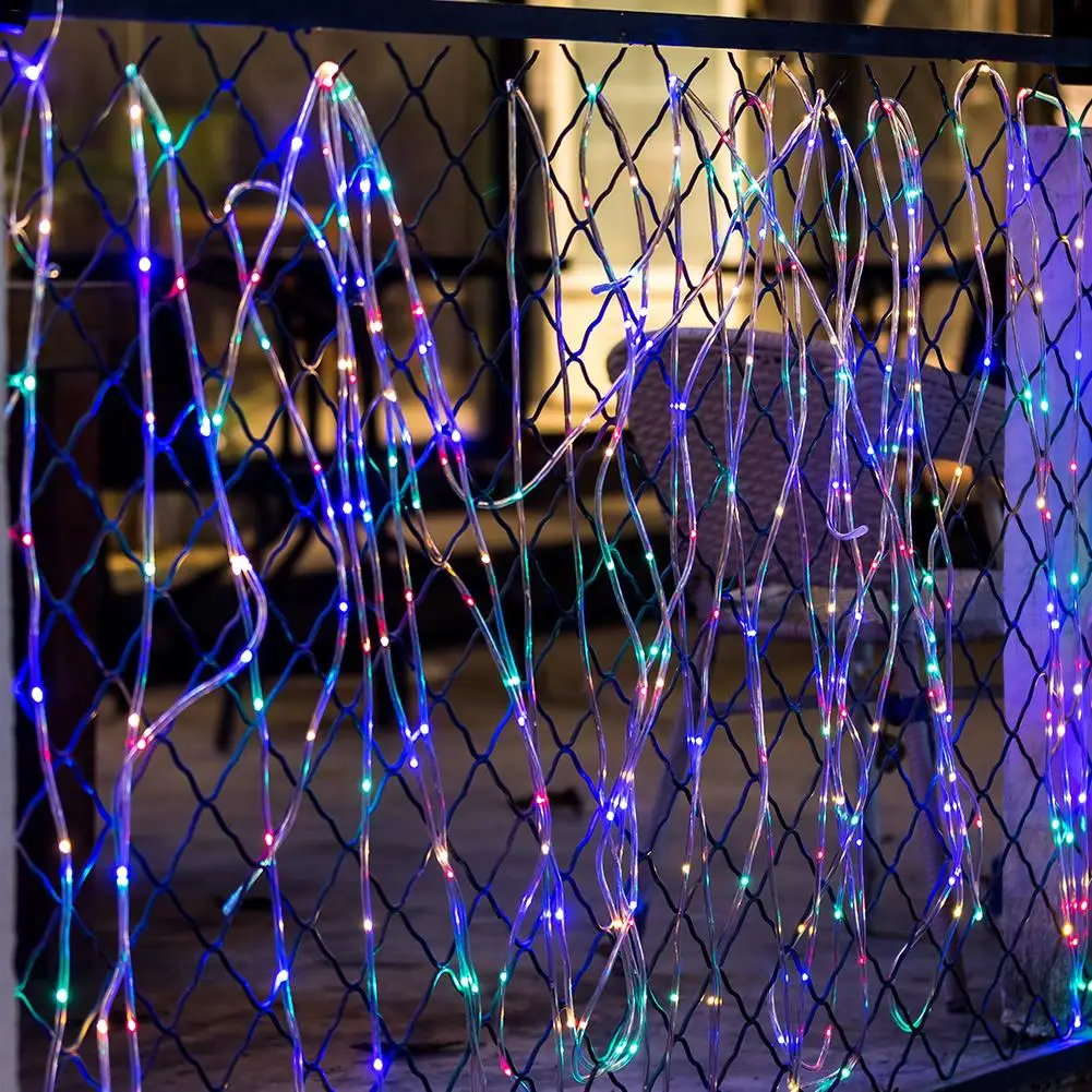 

2019 New Christmas Tree Garland Solar String Fairy Lights Outdoor Valentines Decor for 2019 Navidad Christmas Gift New Year
