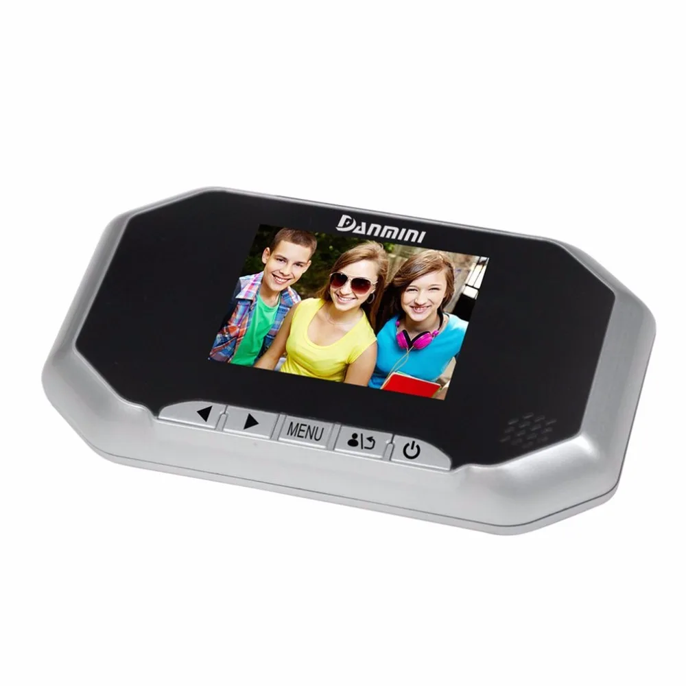 Danmini 3," TFT ЖК-экран 1.3MP HD камера видео дверной звонок 145 градусов широкий угол ночного видения цифровой дверной глазок