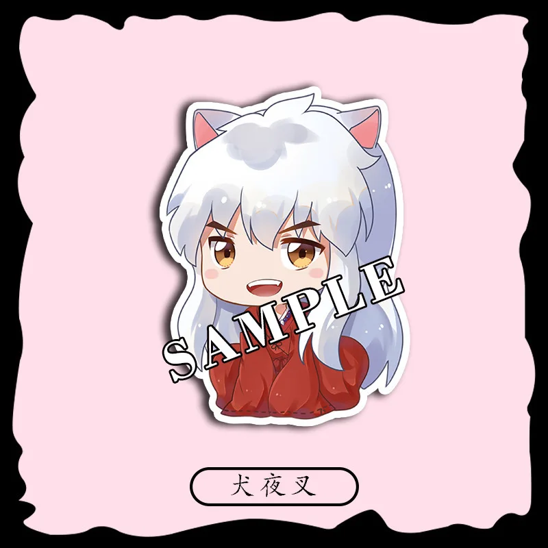 1 шт. аниме inuyasha акриловые Sesshoumaru кикикио Брелки кулон Portachiavi Llavero