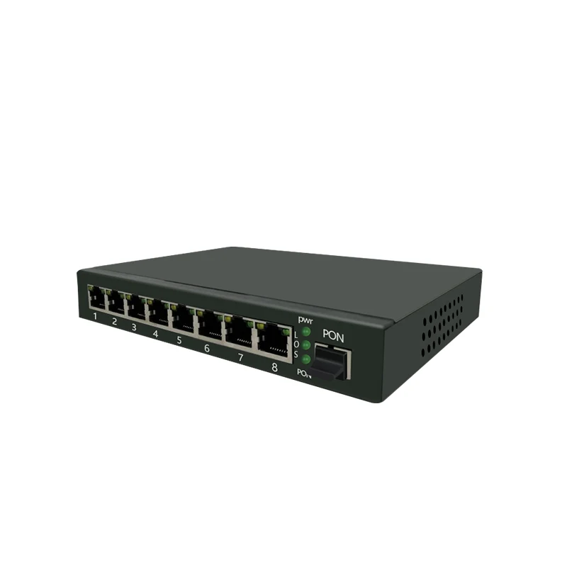 8 Порты и разъёмы 10/100 м POE GPON EPON ONU EPON POE ONU Поддержка poe ONU переключатель