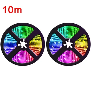 

LED Strip Lights RGB 5050 Color Changing Music Sync Color for Decoration Home Party 10M Strip Lights with Remote