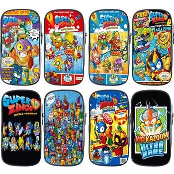 

Child Game Super Zings Pencil Bag Students Superzings Pen Bag Anime Teens Stationery Bag Kids Cartoon Pencil Case Children Gift