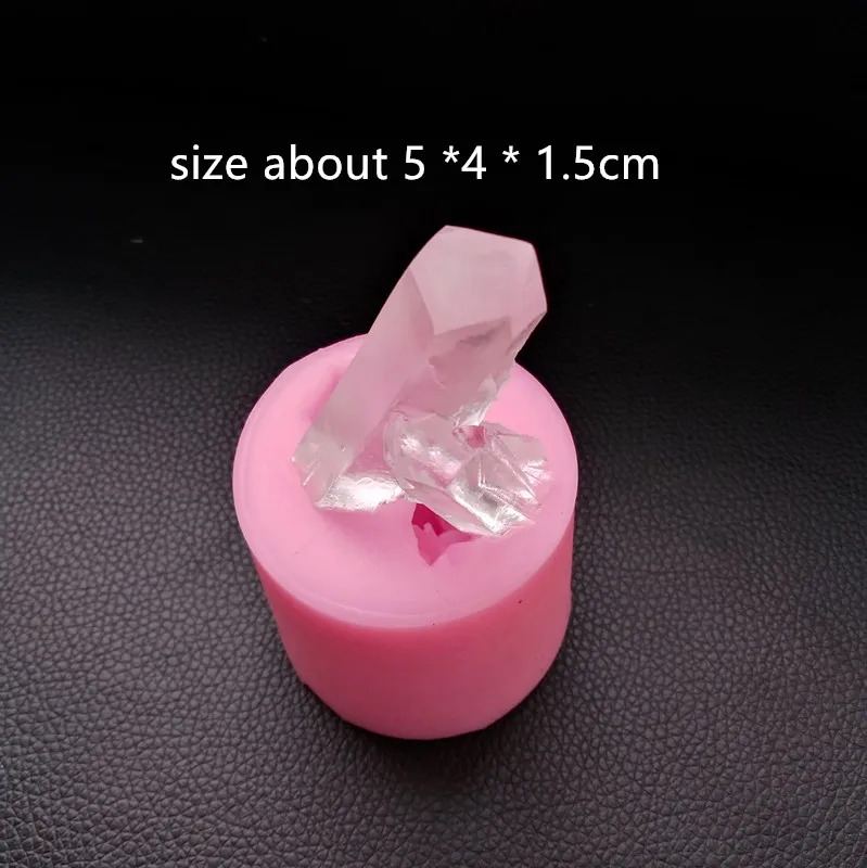 3d пластырь глина цветок форма DIY ремесло шоколадный торт кактус силиконовые формы для свеч для изготовления свечей - Цвет: Алый
