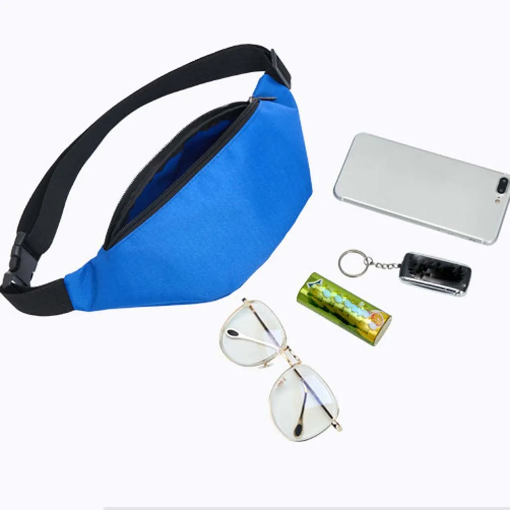 CONEED Fashion Waist Packs Unisex Pocket Outdoor Sports Messenger Shoulder Bag Pouch For Women Run Outdoor Sports Shoulder Bag 