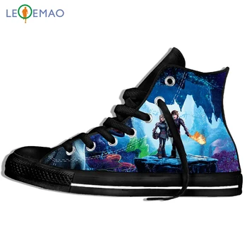 

Custom Image Printing Sneakers How To Train Your Dragon /Men Arrival Canvas Breathable Walking Flat Zapatos De Mujer