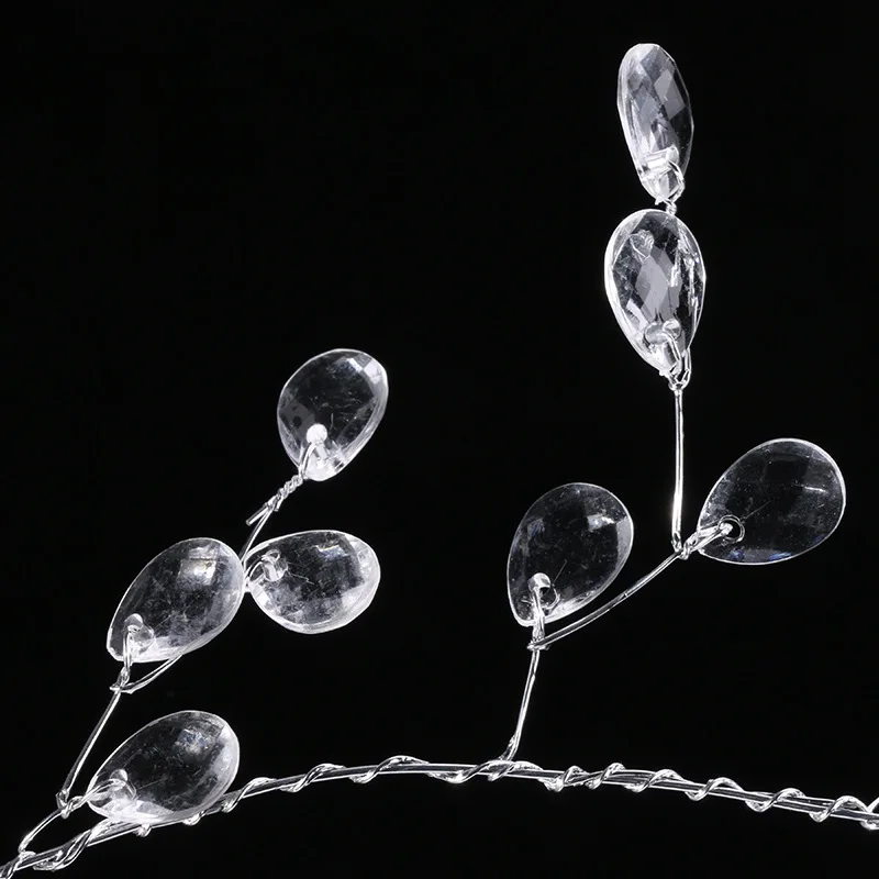 Acrylic Crystal Bead Decor DIY Acrylic Crystal Beads Curtain Garland Wedding Decorations Branch String Crystal Bead Party Decor Wedding Party Supplies