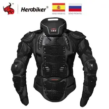 HEROBIKER мотоциклетная куртка мотоциклетная Броня гоночная Защита тела куртка для мотокросса мотоциклетная Защитная Экипировка+ защита шеи
