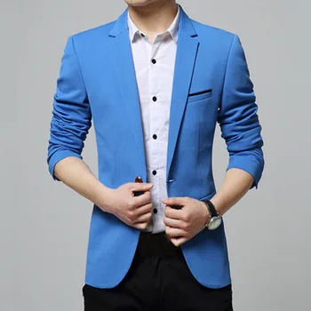 

Oeak Luxury Men Blazer Spring Fashion Brand Slim Fit Men Suit Jacket Business Formal Jacket 2019 Hot Terno Masculino Blazers Men