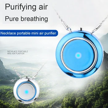 

Wearable Necklace Air Purifier Portable Mini Low Noise Remove Smell Purifier XHC88