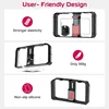 Ulanzi Smartphone Cage Filmmaking Case Small U Rig Hand Grip Phone Video Stabilizer With Cold Mount for iPhone 13 14 15 Android 4