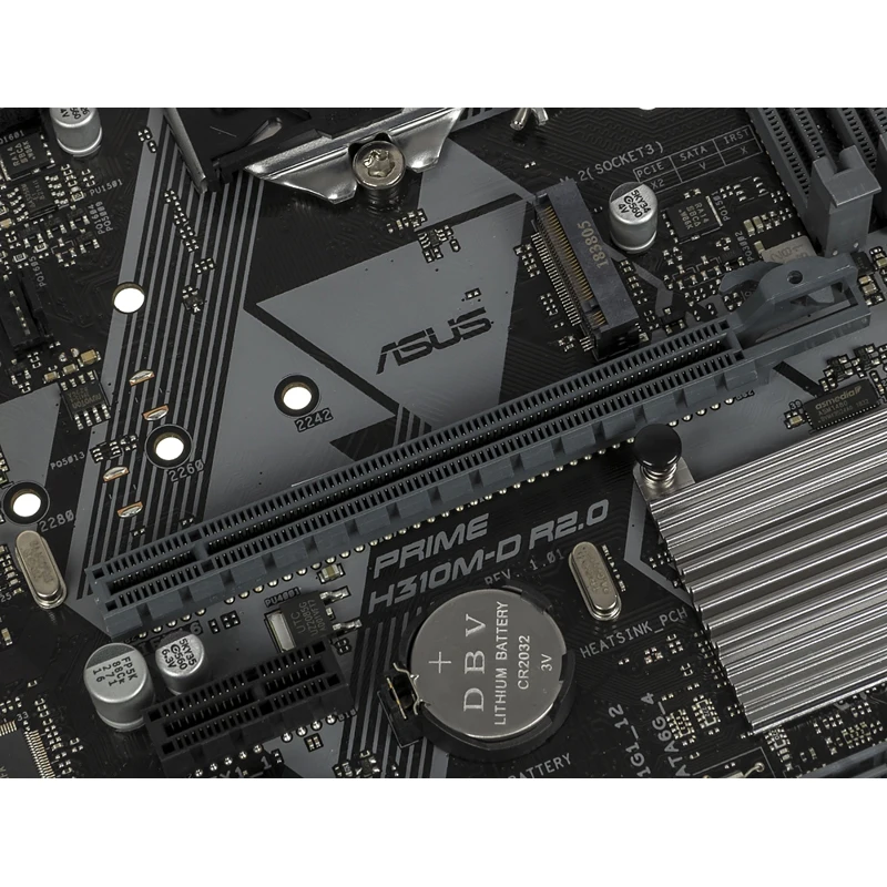 Материнская плата Asus PRIME H310M-D R2.0 Soc-1151v2 Intel H310C 2xDDR4 mATX AC`97 8ch(7.1) GbLAN+VG