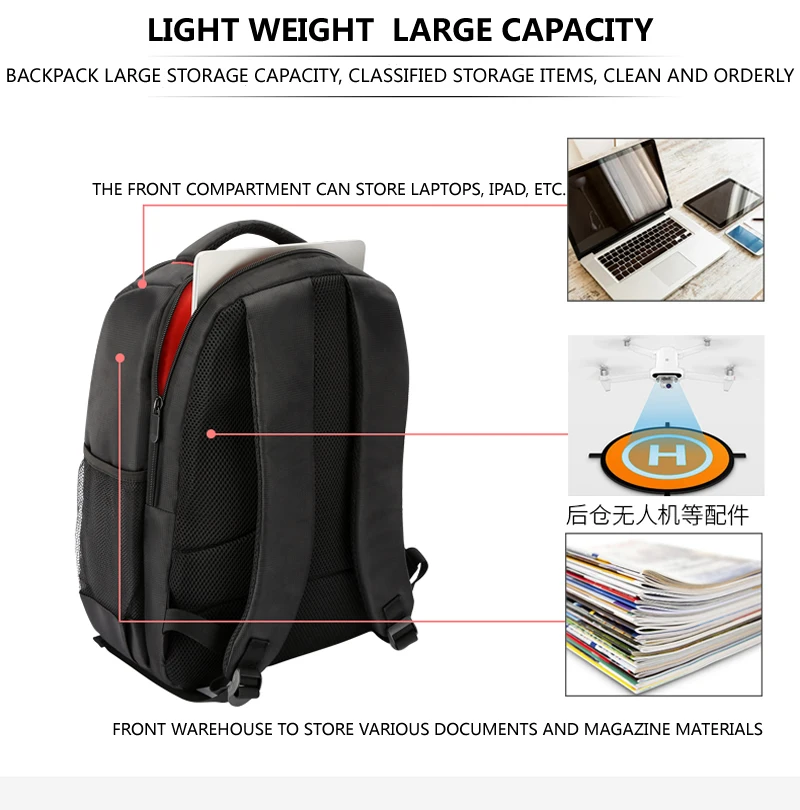 Xiao mi FI mi X8 SE Drone Выделенные рюкзаки 4K аксессуары для камеры нейлоновый водонепроницаемый рюкзак высокой емкости для хранения