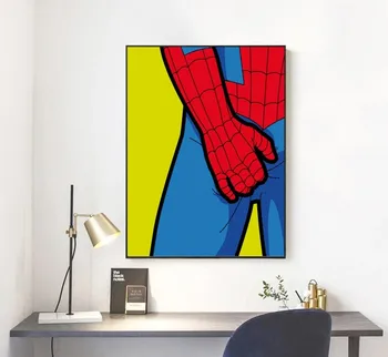 

The Secret Life Of Superheroes oil painting Wall art pictures painted for bedroom Home Decor