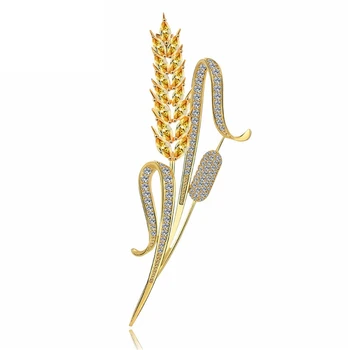 

Grain Brooches for Women Vintage Fashion Style Elegant Wedding Pins Party Brooch Accessories